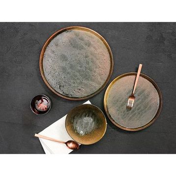 Porland Stoneware Genesis 3 Parça Tek Kişilik Yemek Takımı