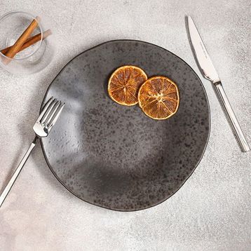 Porland Stoneware Ironstone 23 cm 4 Adet Düz Tabak