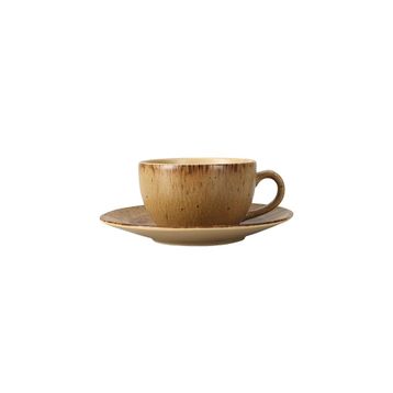 Porland Stoneware Natura Tabaklı 250 cc 6 Adet Çay Fincanı