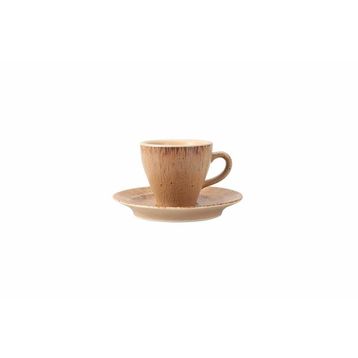 Porland Stoneware Nature Tabaklı 75 cc 12 Adet Kahve Fincanı