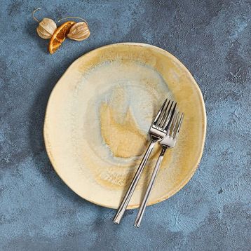 Porland Stoneware Pearl 23 cm 4 Adet Düz Tabak