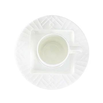 Porland Superior Bone Porcelain Elix 2 Kişilik 85 cc Kahve Takımı