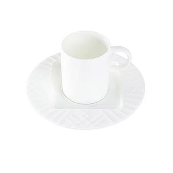 Porland Superior Bone Porcelain Elix 6 Kişilik 85 cc Kahve Takımı