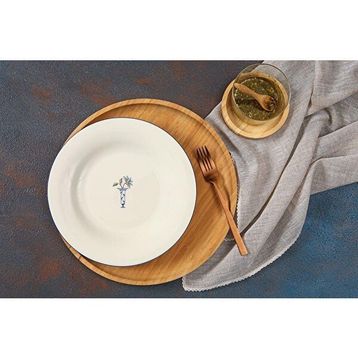 Porland Vaso Piccolo 22 cm Desen4 Düz Tabak
