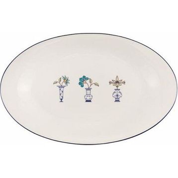 Porland Vaso Piccolo 27 cm Desen10 Kayık Tabak