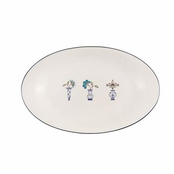 Porland Vaso Piccolo 27 cm Desen10 Kayık Tabak