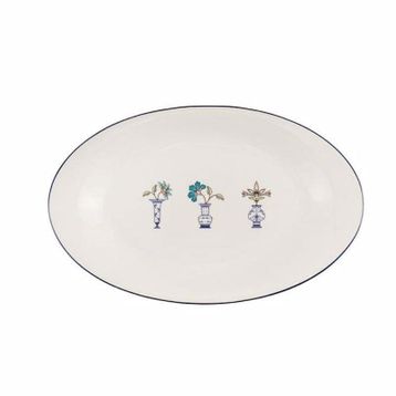 Porland Vaso Piccolo 27 cm Desen10 Kayık Tabak