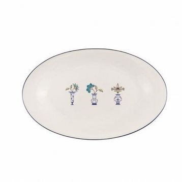 Porland Vaso Piccolo 27 cm Desen10 Kayık Tabak