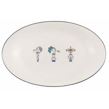 Porland Vaso Piccolo 27 cm Desen10 Kayık Tabak