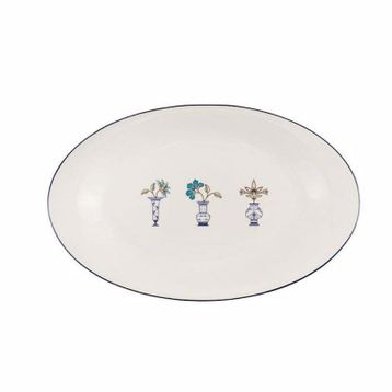 Porland Vaso Piccolo 27 cm Desen10 Kayık Tabak