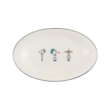 Porland Vaso Piccolo 27 cm Desen10 Kayık Tabak