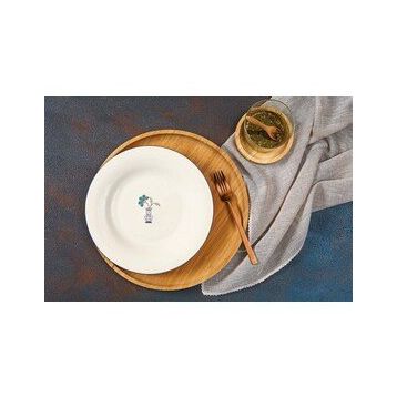 Porland Vaso Piccolo 27 cm Desen2 Düz Tabak