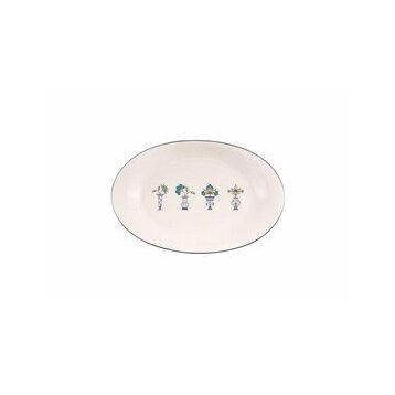Porland Vaso Piccolo 31 cm Desen9 Kayık Tabak