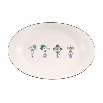 Porland Vaso Piccolo 31 cm Desen9 Kayık Tabak