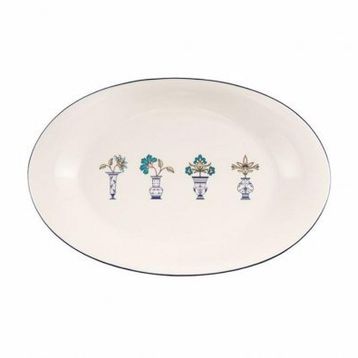 Porland Vaso Piccolo 31 cm Desen9 Kayık Tabak