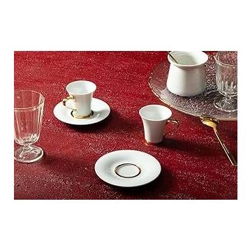Porland Vera 2 Kişilik 60 cc Kahve Takımı