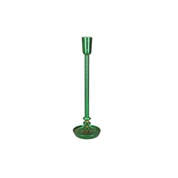 Porland Winter 30 cm Yeşil Şamdan