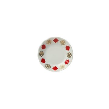 Porland Yonca Kırmızı 11 cm Çay Tabağı