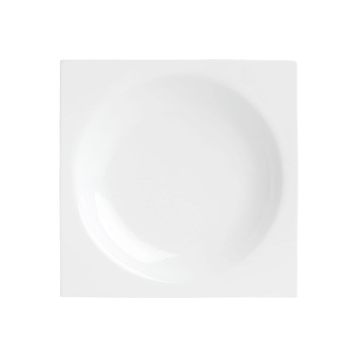 Porland Zen Beyaz 21x21 cm 6 Adet Çukur Tabak