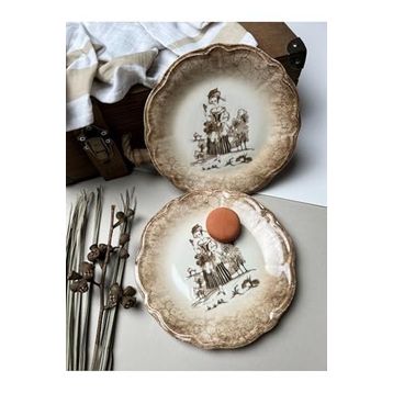 Porser Fulya Ella 22 CM 6 Kişilik 6 Parça Pasta Takımı