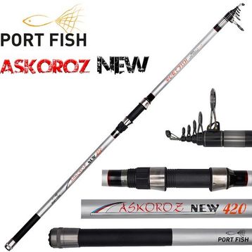 Port Fish Askoroz New Surf 100-250 gr 390 cm Carbon Kamışı
