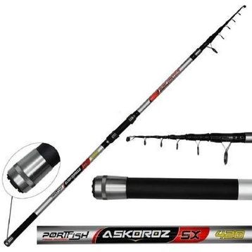 Port Fish Askoroz SX Surf 250 gr 420 cm Carbon Kamışı