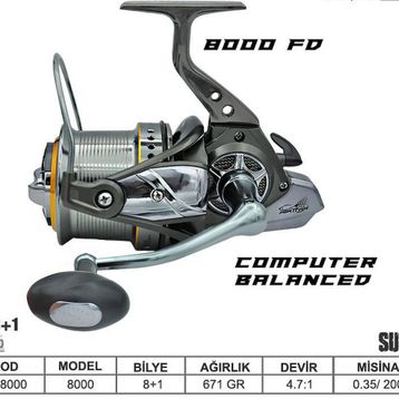 Port Fish Ducass 8000 FD 8+1 BB Surf Olta Makinesi