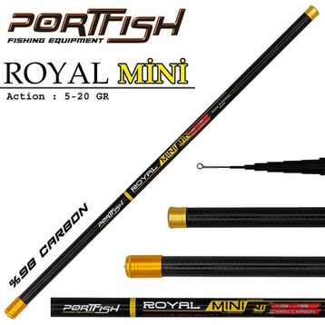 Port Fish Mini Royal Carbon 720 cm 5-20 gr Göl Kamışı