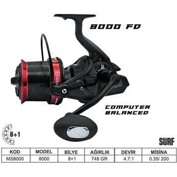 Port Fish Mosso 8000 Fd Jig 8+1 Bb Olta Makinası