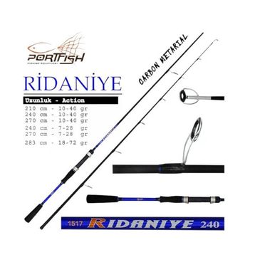 Port Fish Ridaniye 270 cm 10-40 gr Spin Kamışı