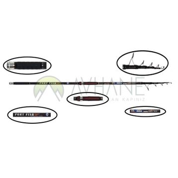 Port Fish Sarissa 420 cm Olta Kamışı