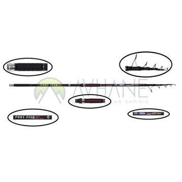 Port Fish Sarissa 420 cm Olta Kamışı