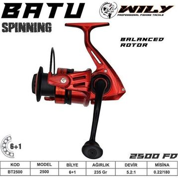 Portfish Batu 2500 6+1 BB Olta Makinası