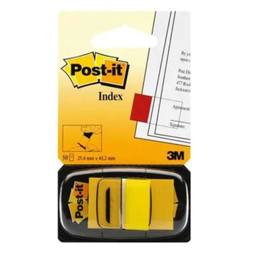 Post-it 50 Yaprak 25,4x43,18 mm Sarı Yapışkanlı Ayraç İndexi