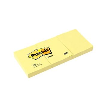 Post-it 653 100 Yaprak 51x38 mm Sarı Yapışkanlı Not
