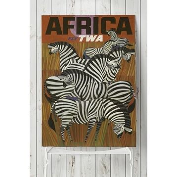 Postermanya Afrika Vintage 30x40 cm Poster