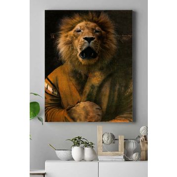 Postermanya Aslan Kral Sanatsal 30x40 cm Poster