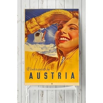 Postermanya Avustralya Vintage 40x60 cm Poster