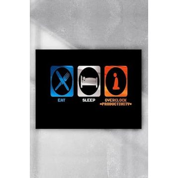 Postermanya Eat Sleep Productivity Girişimcilik 40x60 cm Poster