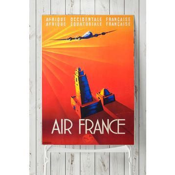 Postermanya Fransa Vintage 30x40 cm Poster