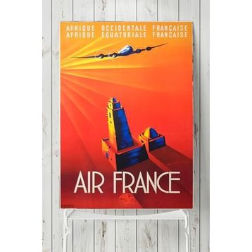Postermanya Fransa Vintage 70x100 cm Poster