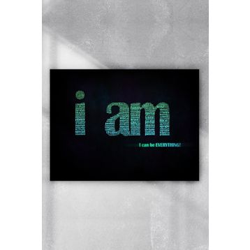 Postermanya I Am Motivasyon 30x40 cm Poster