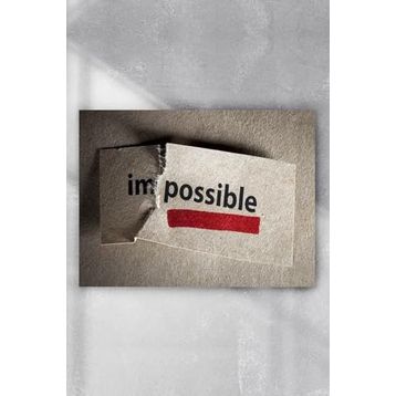 Postermanya Imkansız Unpossible Girişimcilik 40x60 cm Poster