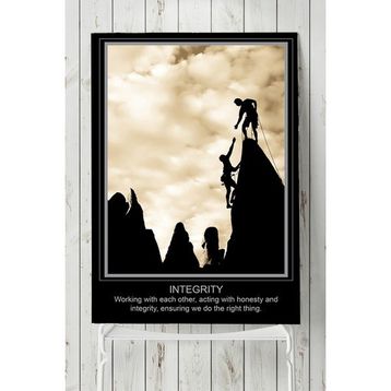 Postermanya Integrity Motivasyon 30x40 cm Poster