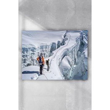 Postermanya Karlı Dağ Manzara 40x60 cm Poster