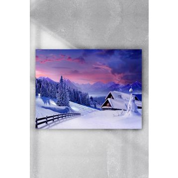 Postermanya Kış Kar Manzara 6 80x115 cm Poster