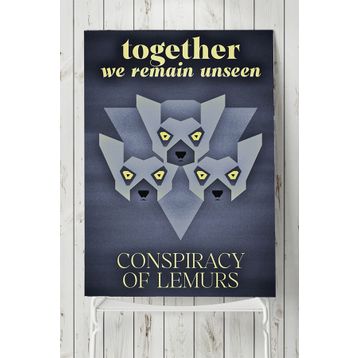 Postermanya Lemur Hayvan 70x100 cm Poster