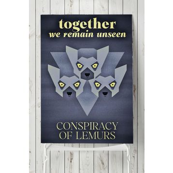 Postermanya Lemur Hayvan 70x100 cm Poster
