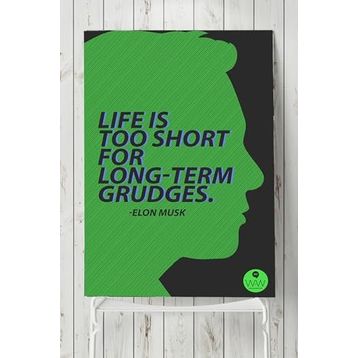 Postermanya Life Is Too Short Girişimcilik 40x60 cm Poster