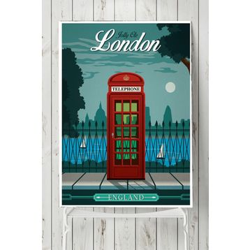 Postermanya Londra Vintage 40x60 cm Poster